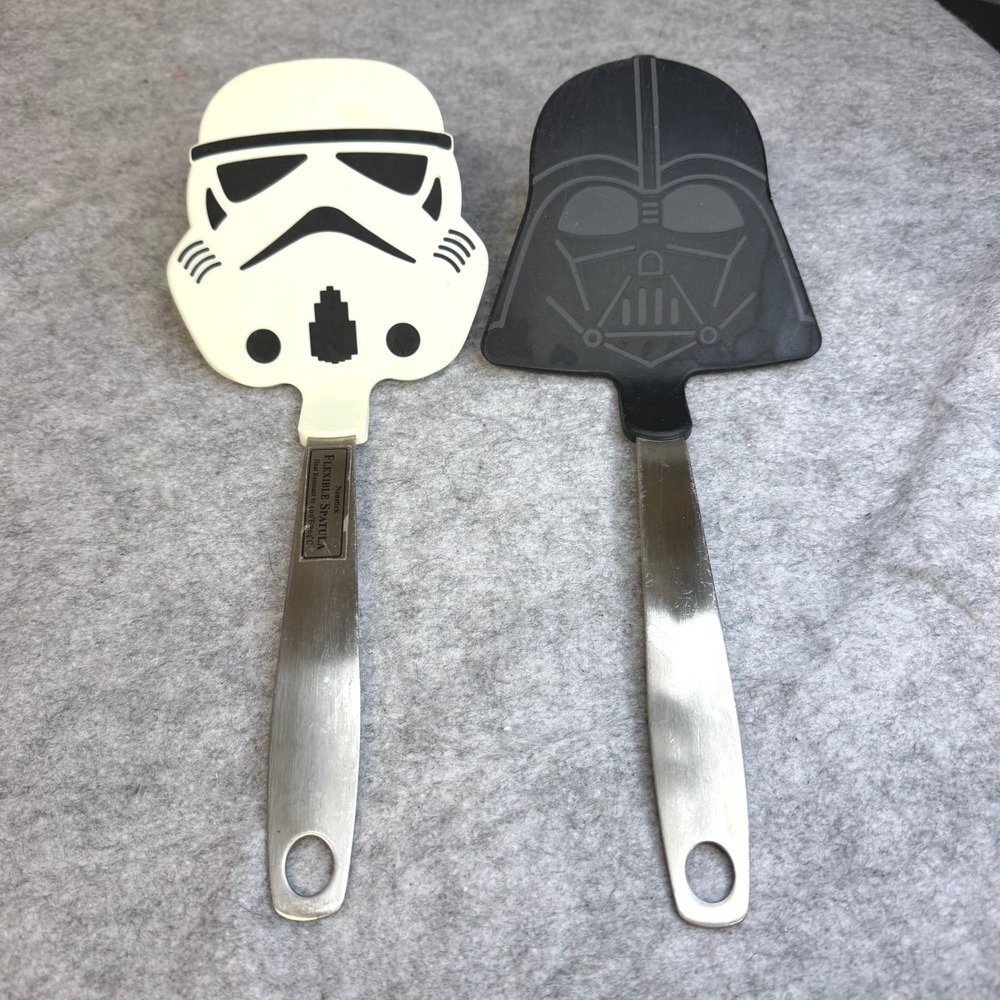 Star Wars Darth Vader Stormtrooper Spatula Set Amco Houseworks Stainless Steel